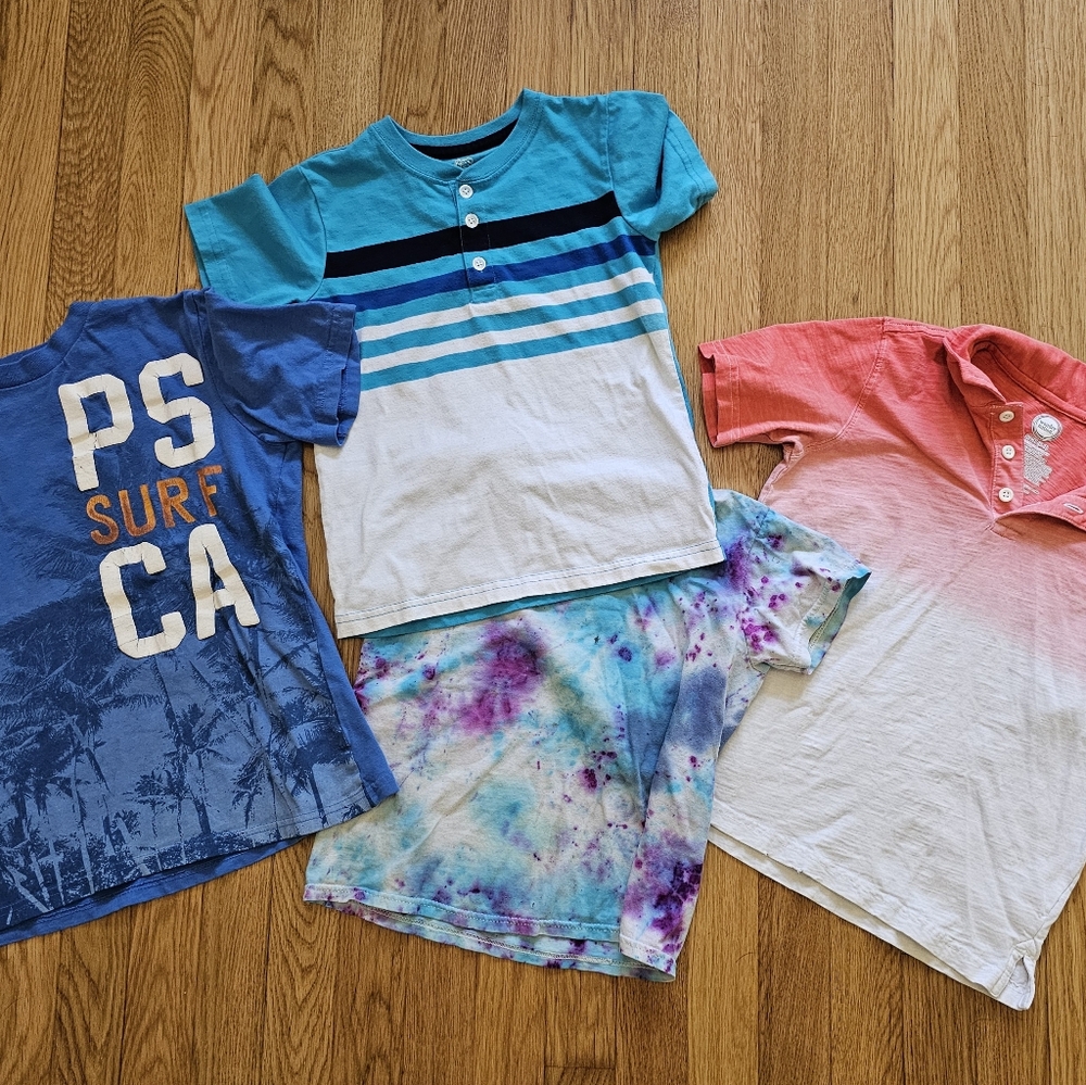 4 boys shirts size 6-7